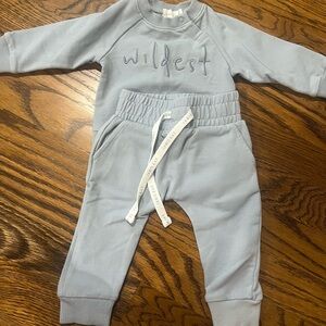 Jamie Kay Blue Wildest Sweatsuit Size 0-3M